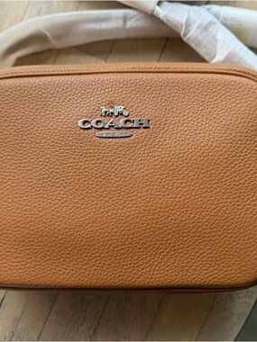 Coach “Jamie” Pebbled Leather Shoulder Bag